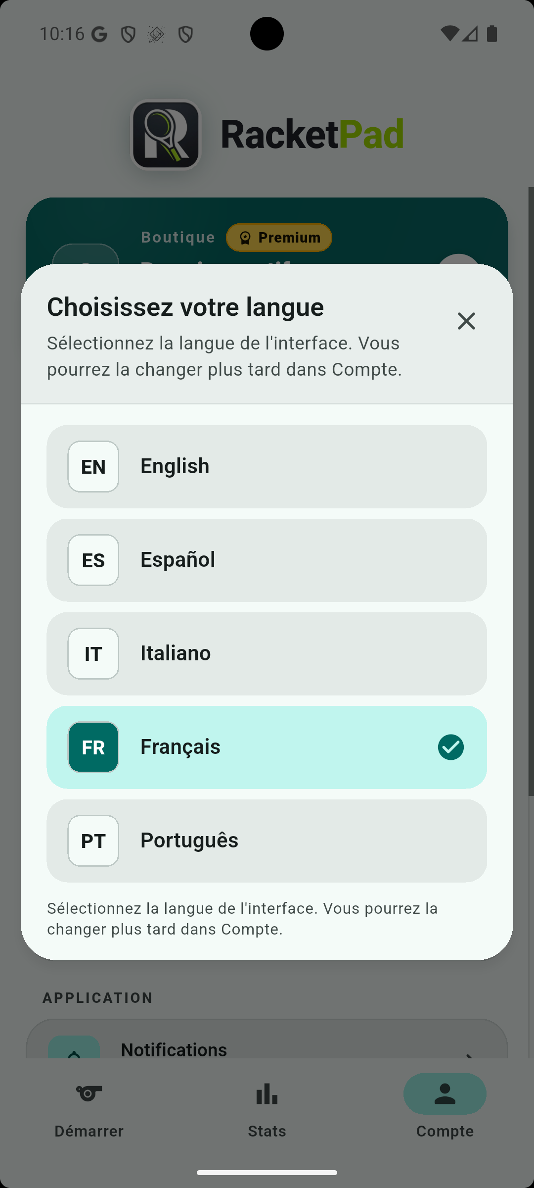 Cinq langues