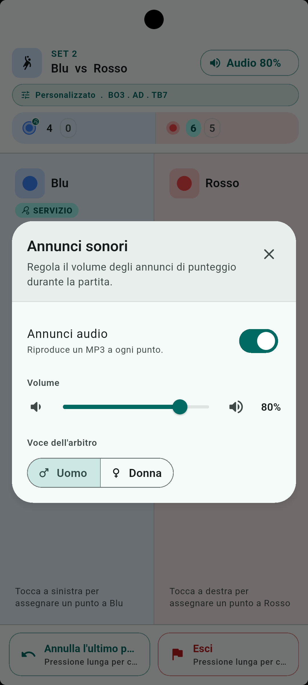 Annunci vocali