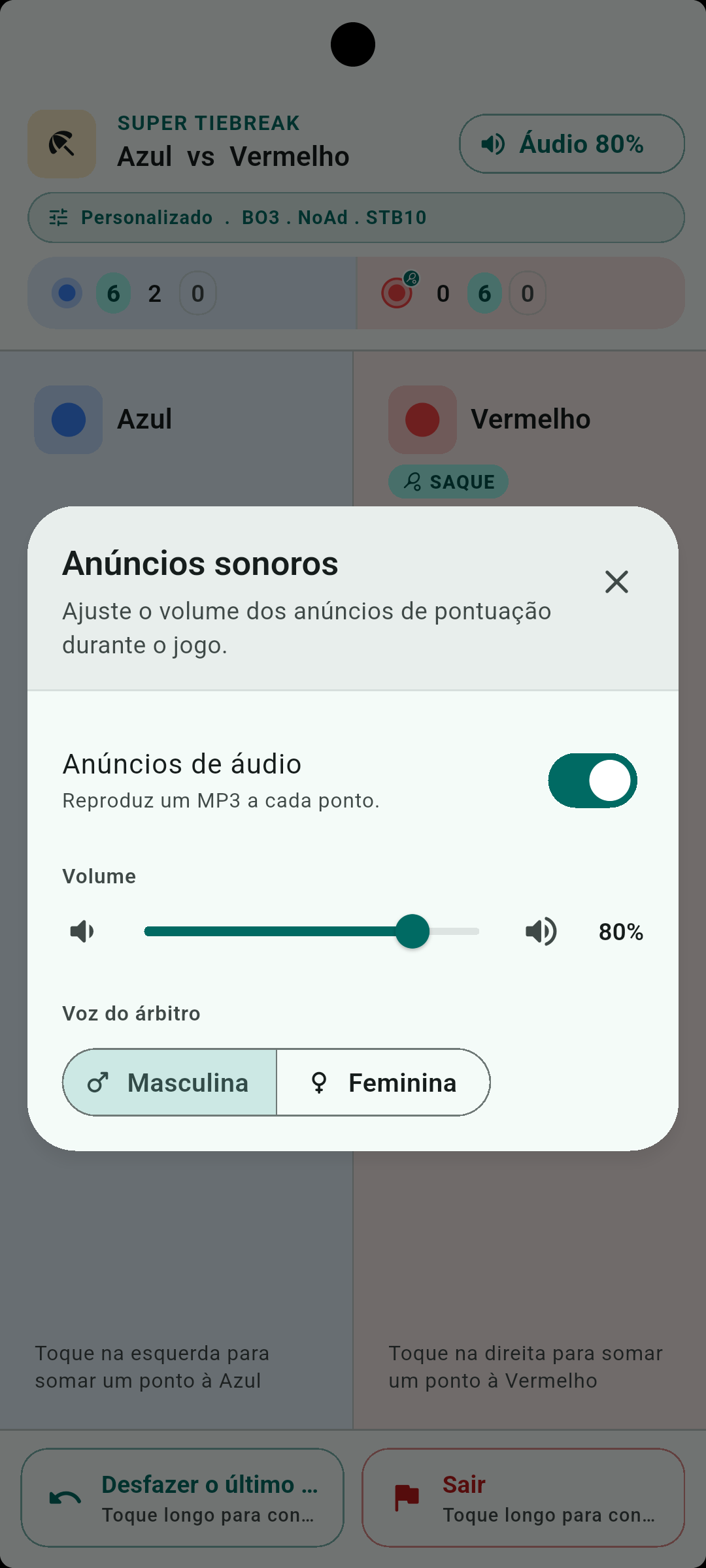 Anúncios por voz